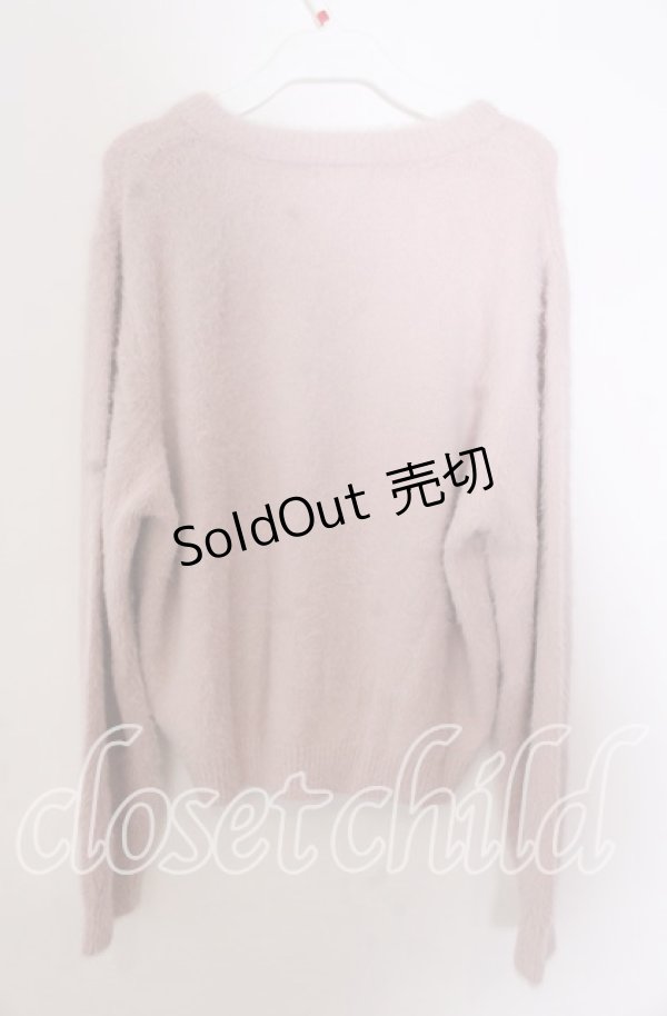 画像3: m petit by misako / リボンカーディガン 3Ｌ ピンク O-25-11-11-2092-LO-TO-IG-OS (3)