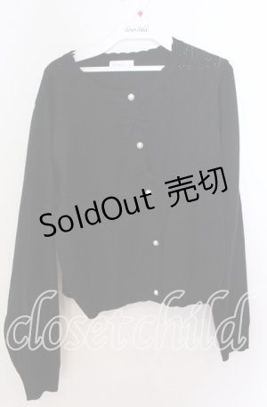 画像: m petit by misako / AM*ハート透かしニットカーディガン 3Ｌ ブラウン O-25-11-11-2097-LO-TO-IG-ZT237