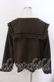 画像3: m petit by misako / セーラー襟ショートコート 4Ｌ ブラウン O-25-11-11-2099-LO-CO-IG-OS (3)