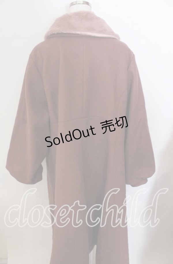 画像3: m petit by misako / AM*リボンコート 3Ｌ 濃ピンク O-25-11-11-2100-LO-CO-IG-OS (3)