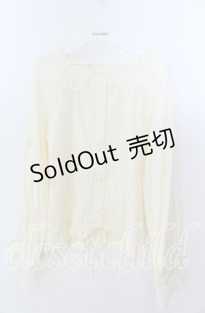 画像: FLC / ホルターネックブラウス LL アイボリー O-25-11-11-2002-LO-BL-IG-ZT278