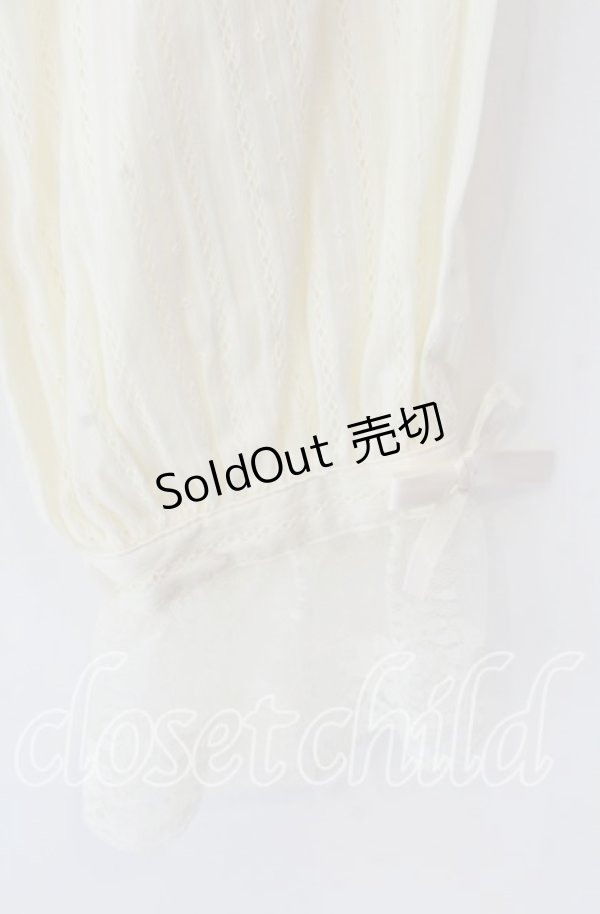 画像2: FLC / ホルターネックブラウス LL アイボリー O-25-11-11-2002-LO-BL-IG-ZT278 (2)