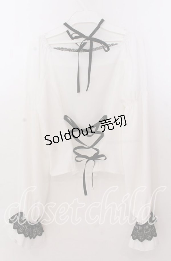 画像4: Moi-meme-Moitie / 燭台刺繍プルオーバー 9号 ホワイト O-25-11-11-2017-MO-TO-OW-OS (4)