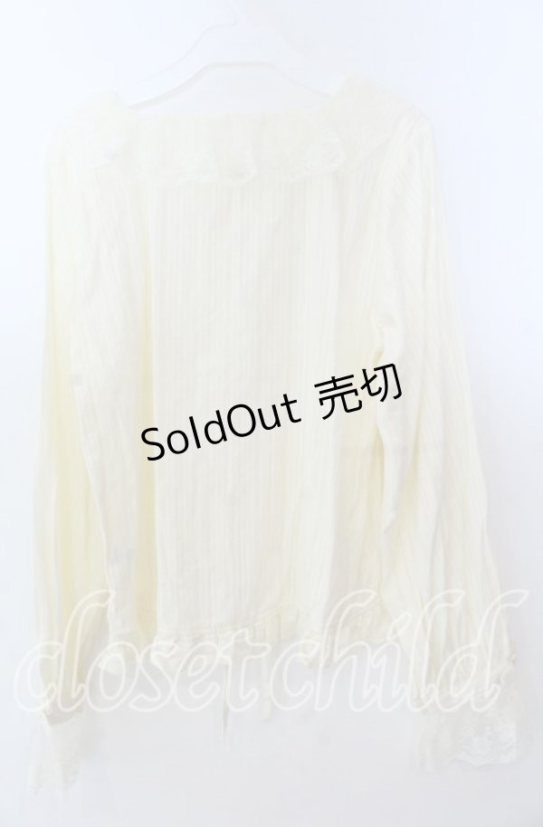 画像3: FLC / ホルターネックブラウス LL アイボリー O-25-11-11-2002-LO-BL-IG-ZT278 (3)