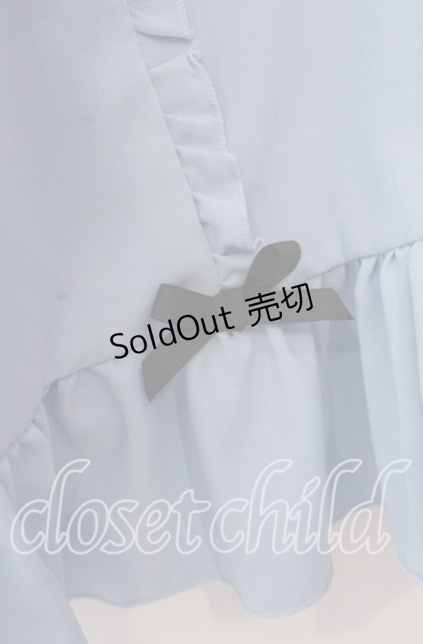 画像2: Cherirulu Chocola / MYフリルスカート+エプロン LL サックス O-25-11-11-2020-LO-SK-IG-OS (2)