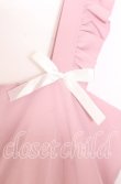 画像2: FLC / フリルジャンパースカート 4Ｌ ピンク O-25-11-11-2003-LO-OP-IG-ZT307 (2)