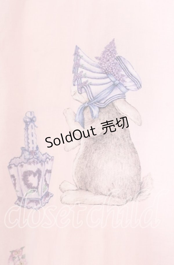 画像2: Karl Helmut / うさぎボンネットシャツ  ピンク O-25-11-11-2026-EL-BL-IG-OS (2)