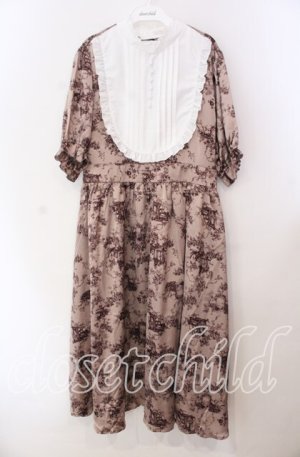 画像: m petit by misako / トワルドジュイワンピース 3Ｌ ピンク O-25-11-11-093-LO-OP-IG-OS