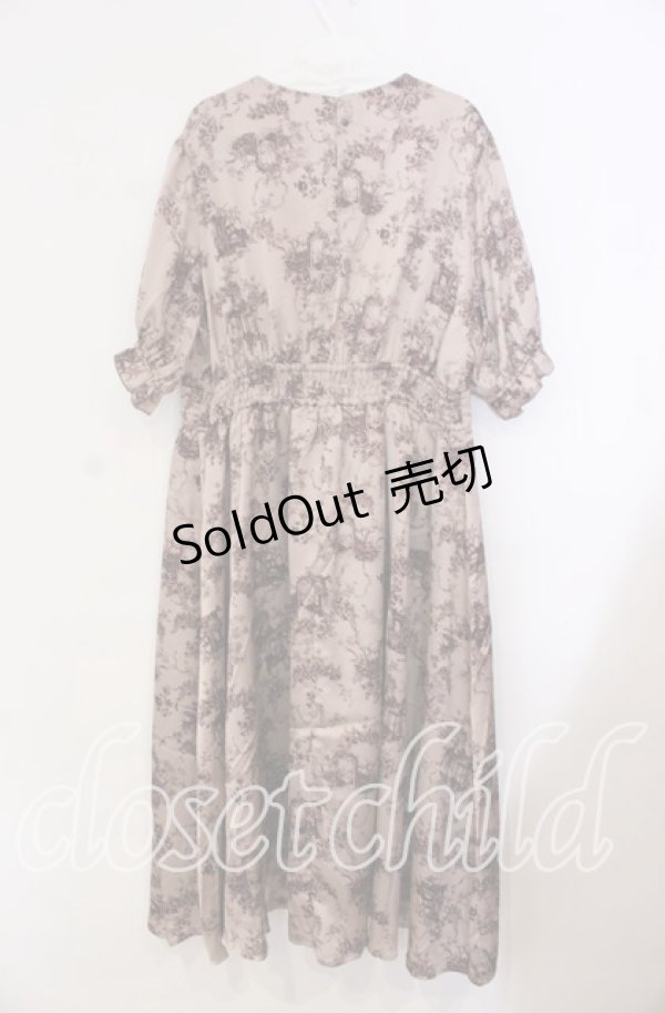 画像3: m petit by misako / トワルドジュイワンピース 3Ｌ ピンク O-25-11-11-093-LO-OP-IG-ZT280 (3)