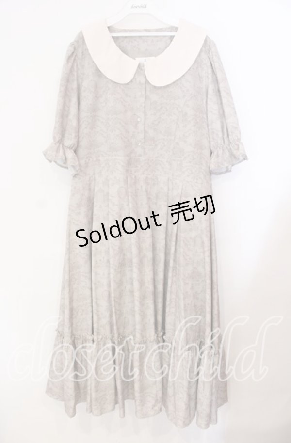 画像1: m petit by misako×NINA’S / ワンピース 4Ｌ ベージュ O-25-11-11-096-LO-OP-IG-OS (1)