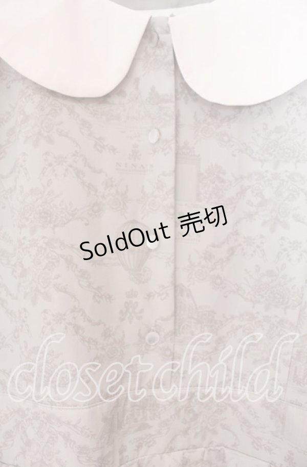 画像2: m petit by misako×NINA’S / ワンピース 4Ｌ ベージュ O-25-11-11-096-LO-OP-IG-OS (2)