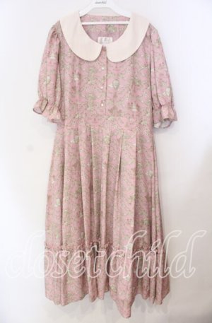 画像: mpetit by misako×NINA’S / ワンピース 3Ｌ ピンク O-25-11-11-097-LO-OP-IG-OS