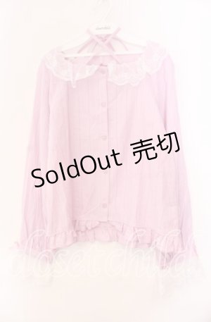 画像: FLC / ホルターネックブラウス 3L ピンク O-25-11-11-099-LO-BL-IG-OS