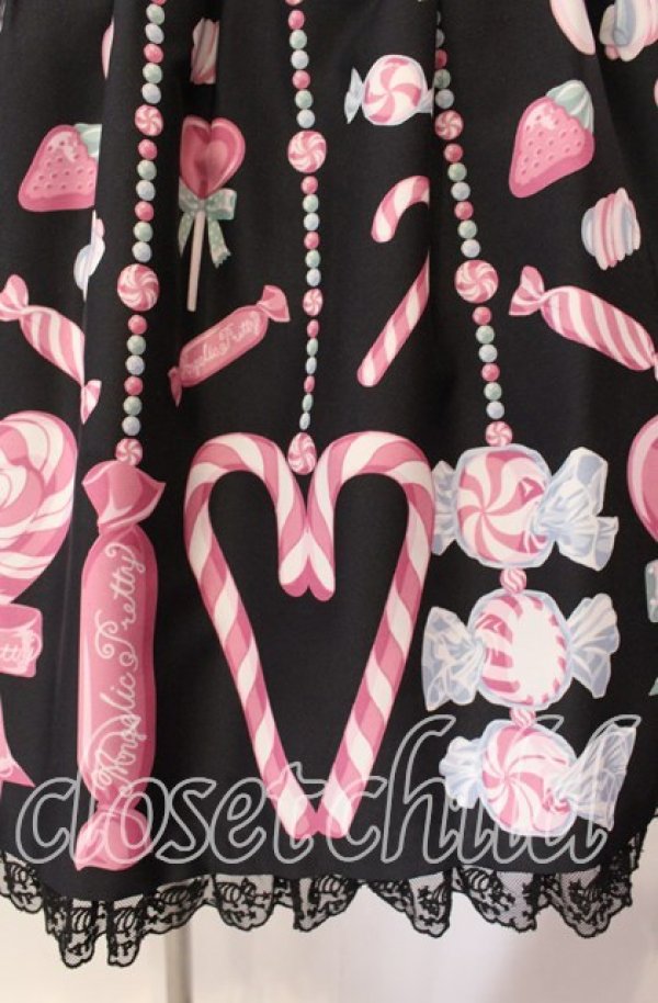 画像3: Angelic Pretty / Candy Ornamentジャンパースカート  クロ O-25-11-11-007-AP-OP-IG-OS (3)