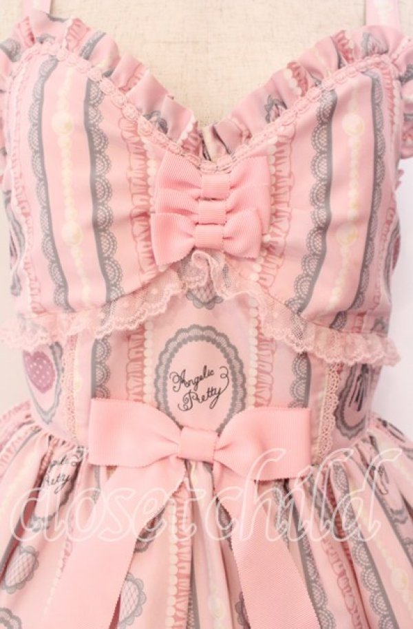 Angelic Pretty / Princess Puppyジャンパースカート ピンク O-25-11