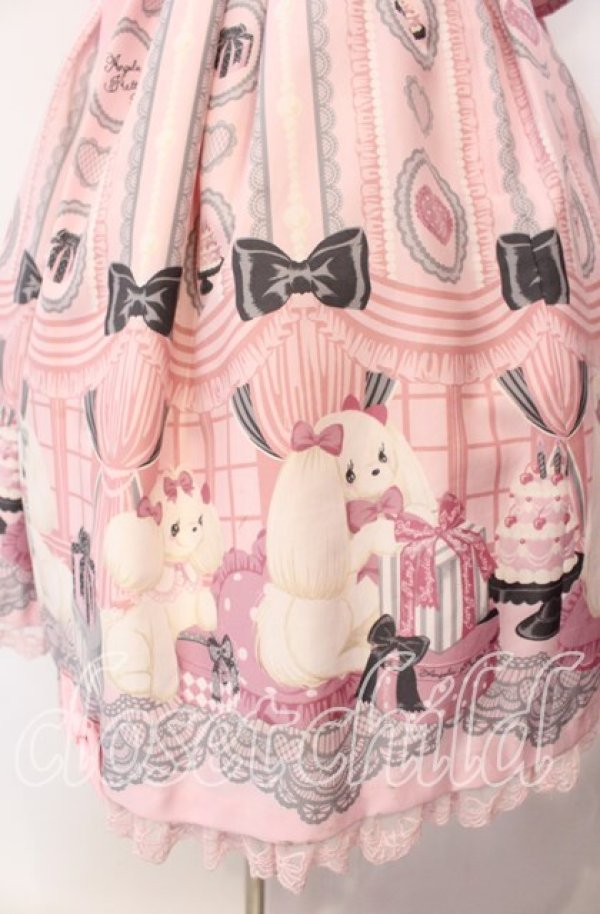 画像4: Angelic Pretty / Princess Puppyジャンパースカート  ピンク O-25-11-11-008-AP-OP-IG-OS (4)