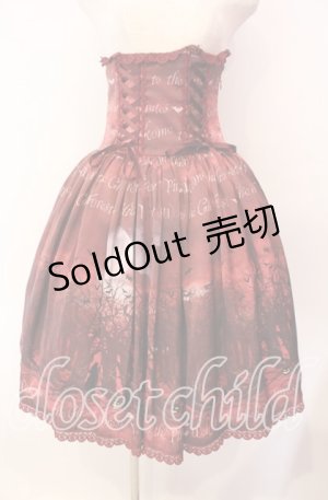 画像: ALICE and the PIRATES / The Night of Ghost Forestスカート  エンジ O-25-11-11-009-PA-SK-OW-OS