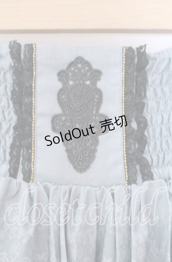 画像2: axes femme / アンティーク柄2WAYスカート M グリーン O-25-11-11-015-AX-SK-OW-OS (2)