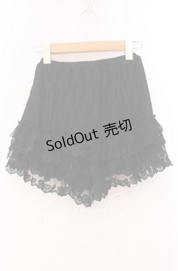 画像3: LIZ LISA / フリルインナーパンツ  クロ O-25-11-11-017-LO-PA-OW-OS (3)