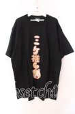 画像1: NieR Clothing / ミケ推しTシャツ  ブラック O-25-11-11-022-PU-TS-IG-ZT266 (1)