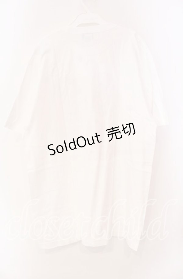 画像2: 【SALE】NieR CLOTHING / 2023年納豆の日限定デザインCUTSEW カットソー  ホワイト O-25-11-11-024-PU-TS-IG-ZT266 (2)