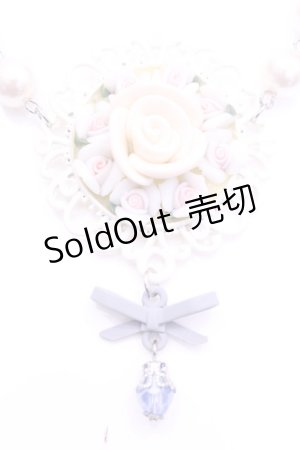 画像: Blue monodrama / ローズネックレス  シロ×サックス O-25-11-12-063-LO-AC-IG-OS