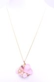 画像2: REILA heart pink ring / ハートフラワーネックレス  ゴールド×ピンク O-25-11-12-066-LO-AC-IG-OS (2)