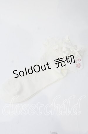 画像: m petit by misako / サンリオキャラクターズコラボクルーソックス  アイボリー O-25-11-12-1018-LO-ZA-OW-OS