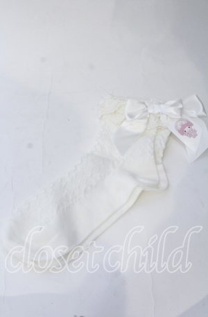 画像: m petit by misako / サンリオキャラクターズコラボクルーソックス  シロ O-25-11-12-1019-LO-ZA-OW-OS