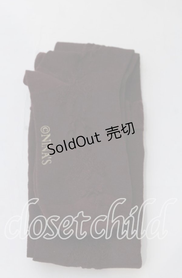 画像1: m petit by misako / NINA‘Sオーバーニー  ワイン O-25-11-12-1030-LO-ZA-OW-OS (1)