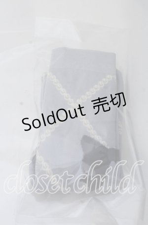 画像: FLC / ECHSOVKレースアップ　オーバーニーソックス  アオ O-25-11-12-1036-LO-ZA-OW-OS