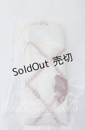 画像: FLC / ECHSOVKレースアップ　オーバーニーソックス  アイボリー O-25-11-12-1037-LO-ZA-OW-OS