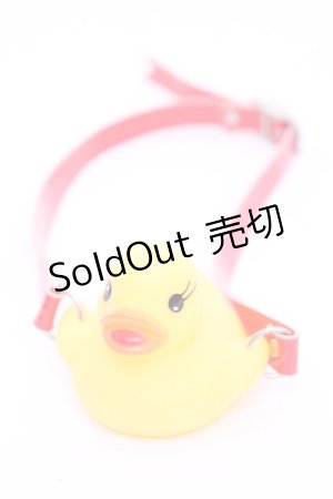 画像: 口枷屋モイラ / アヒル式口枷  アカ×イエロー O-25-11-12-004-LO-AC-IG-OS