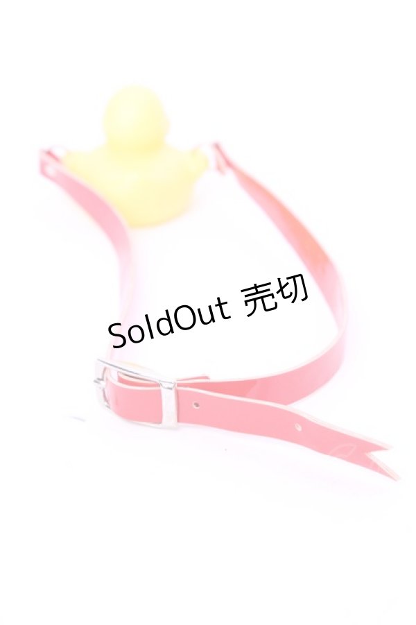 画像2: 口枷屋モイラ / アヒル式口枷  アカ×イエロー O-25-11-12-004-LO-AC-IG-OS (2)