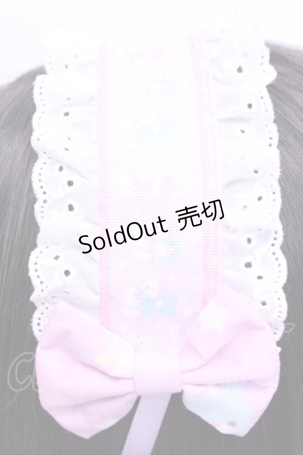 画像2: Nile Perch / ヘッドドレス  ピンク 動物柄 O-25-11-12-008-LO-ZA-IG-OS (2)