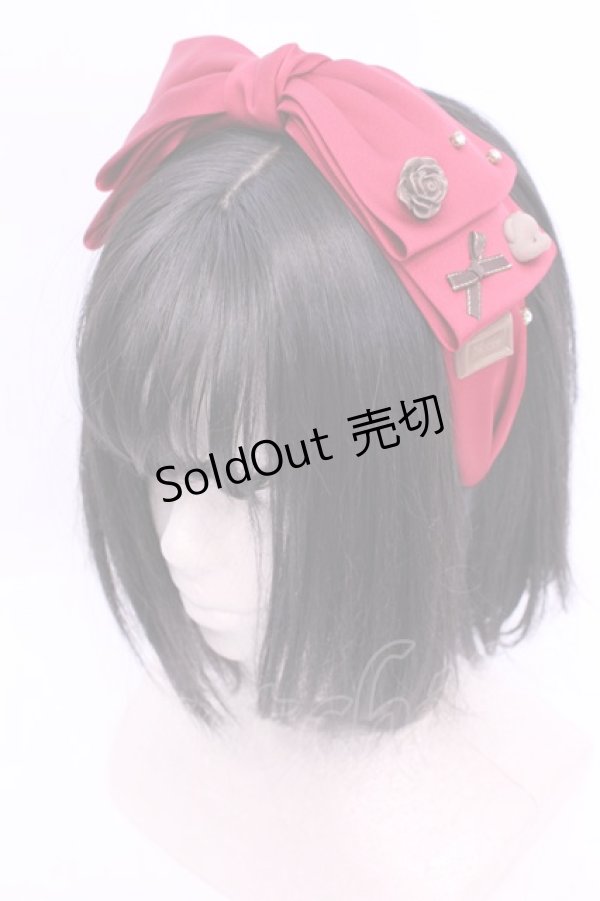 画像1: Baby Meow / チョコレートモチーフカチューシャ  アカ O-25-11-12-010-LO-AC-IG-OS (1)