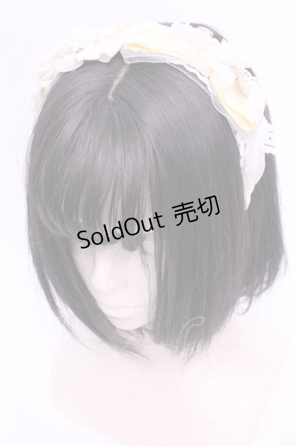 画像1: Haku Healing / 多リボンカチューシャ  イエロー O-25-11-12-011-LO-AC-IG-OS (1)
