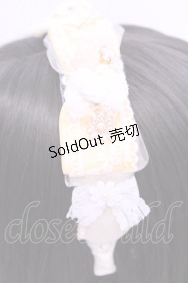 画像3: Haku Healing / 多リボンカチューシャ  イエロー O-25-11-12-011-LO-AC-IG-OS (3)