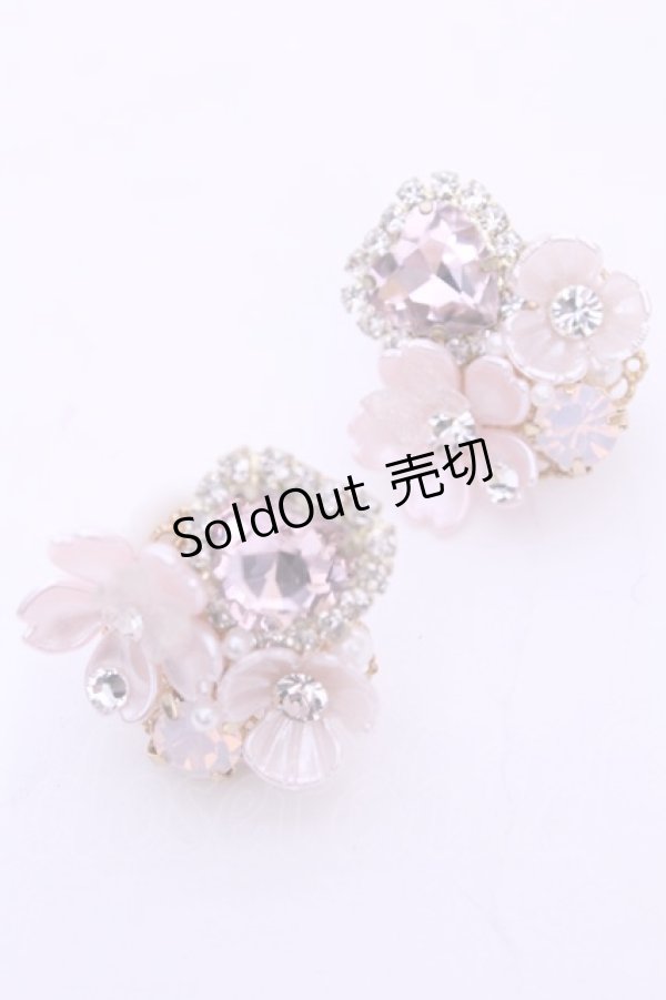 画像1: REILA heart pink ring / 桜イヤリング  ピンク O-25-11-12-018-LO-AC-IG-OS (1)