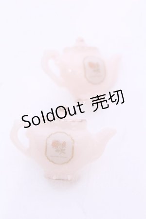 画像: Rabbit's Dream / テイーポットピアス  ピンク O-25-11-12-019-LO-AC-IG-OS