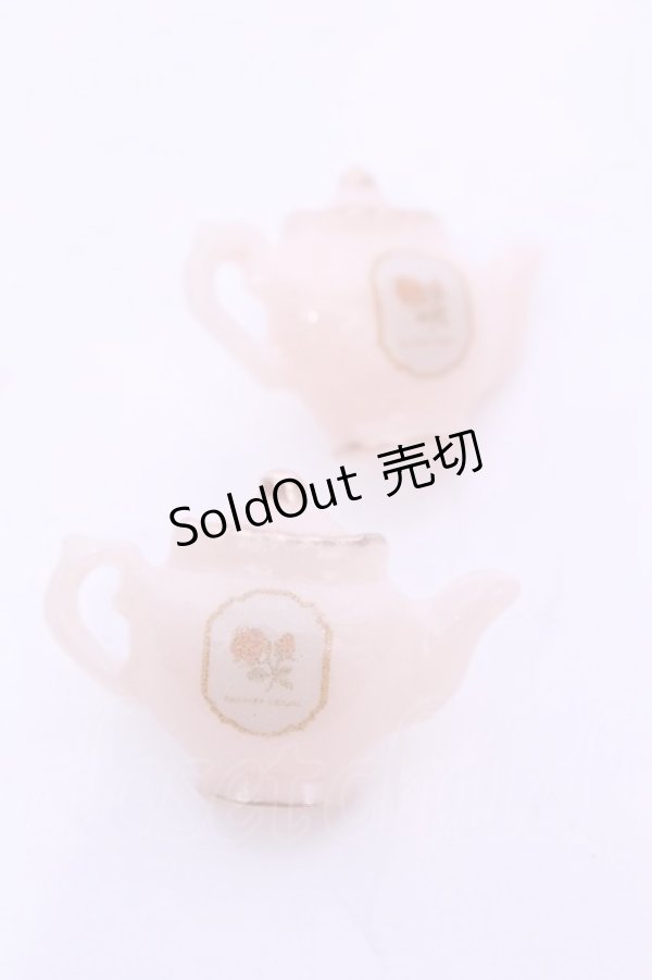 画像1: Rabbit's Dream / テイーポットピアス  ピンク O-25-11-12-019-LO-AC-IG-OS (1)