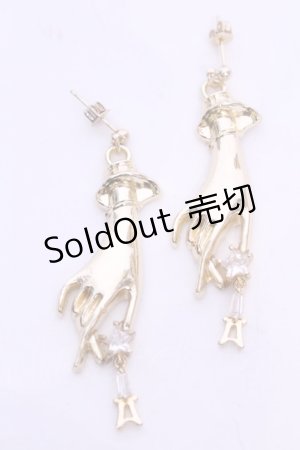 画像: アソビゴコロ×オトメゴコロ / ハンドピアス  ゴールド O-25-11-12-021-LO-AC-IG-OS