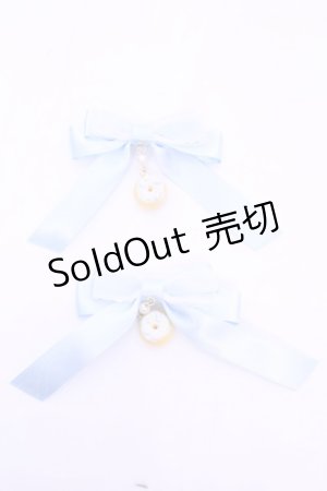 画像: Sweet Season / リボンクリップ  サックス×ドーナツ O-25-11-12-031-LO-AC-IG-OS