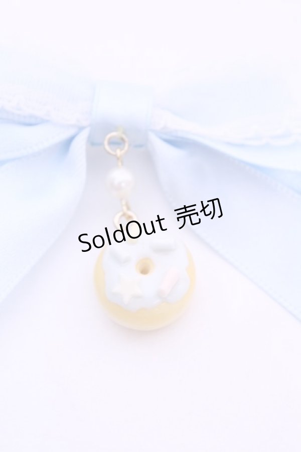 画像2: Sweet Season / リボンクリップ  サックス×ドーナツ O-25-11-12-031-LO-AC-IG-OS (2)