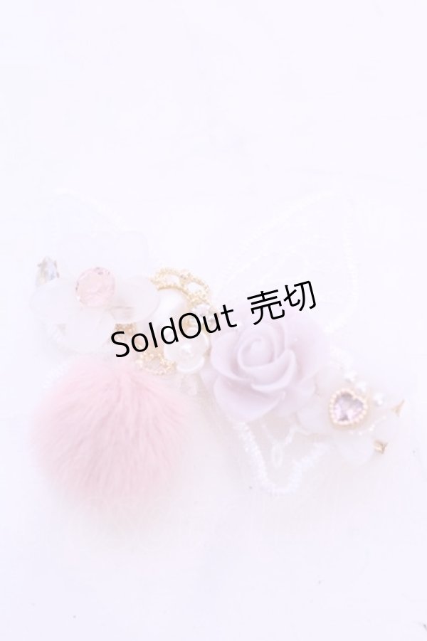 画像1: Haku Healing / バタフライリボンクリップ  シロ O-25-11-12-036-LO-AC-IG-OS (1)