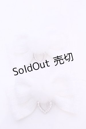 画像: とぅいんくる。 / ツイードハートりぼんくりっぷ  シロ O-25-11-12-040-LO-AC-IG-OS