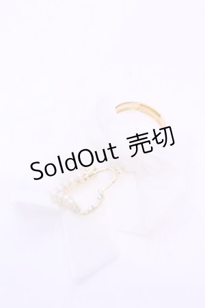 画像: LOTUS ribbon / リボンリング  シロ O-25-11-12-045-EL-AC-IG-OS