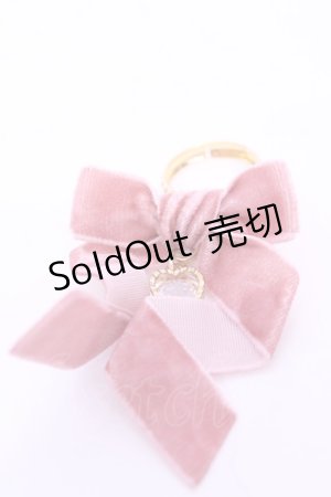 画像: LOTUS ribbon / リボンリング  ピンク O-25-11-12-046-EL-AC-IG-OS