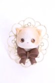 画像1: Baby Meow / ねこフェイスカメオリング  オフ O-25-11-12-047-LO-AC-IG-ZT432-F002 (1)