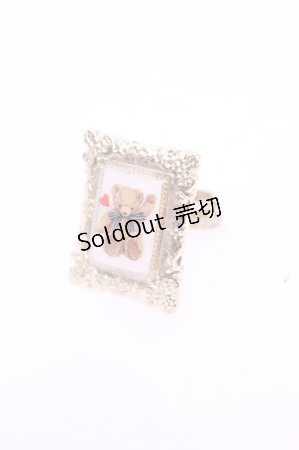 画像1: bandai_do / リングガチャ  ゴールド×テディベア O-25-11-12-055-LO-AC-IG-OS (1)